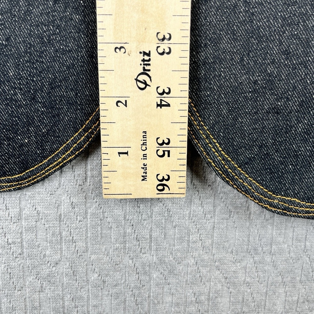 2 Piece denim Suit New With Tags Men (42L) double breast tuxedo cowboy IL CANTO - Picture 9 of 16